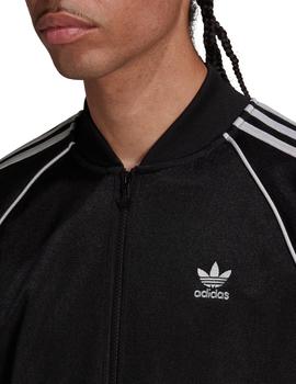 Chaqueta adidas classics sst high shine negro de hombre.