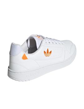 Zapatillas adidas ny 90 blanco naranja de hombre.