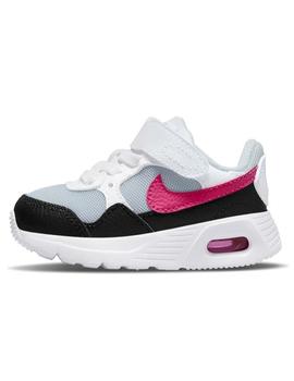 Zapatillas nike air max sc  gris rosa de bebé.