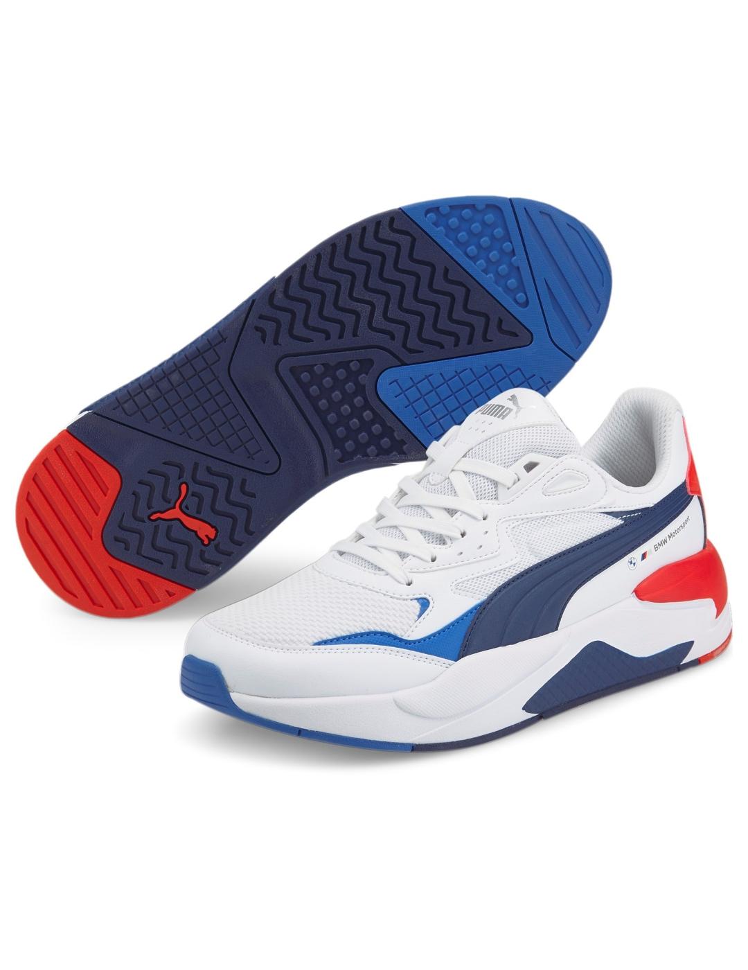 Zapatillas puma bmw mms x-ray speed blanco azul de hombre.