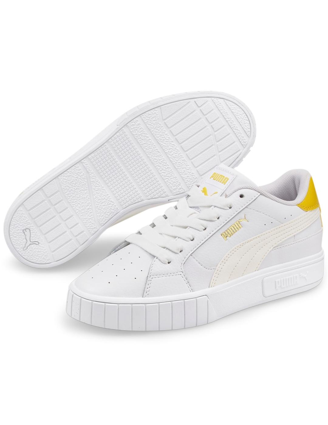 Zapatillas puma cali star blanco mujer.