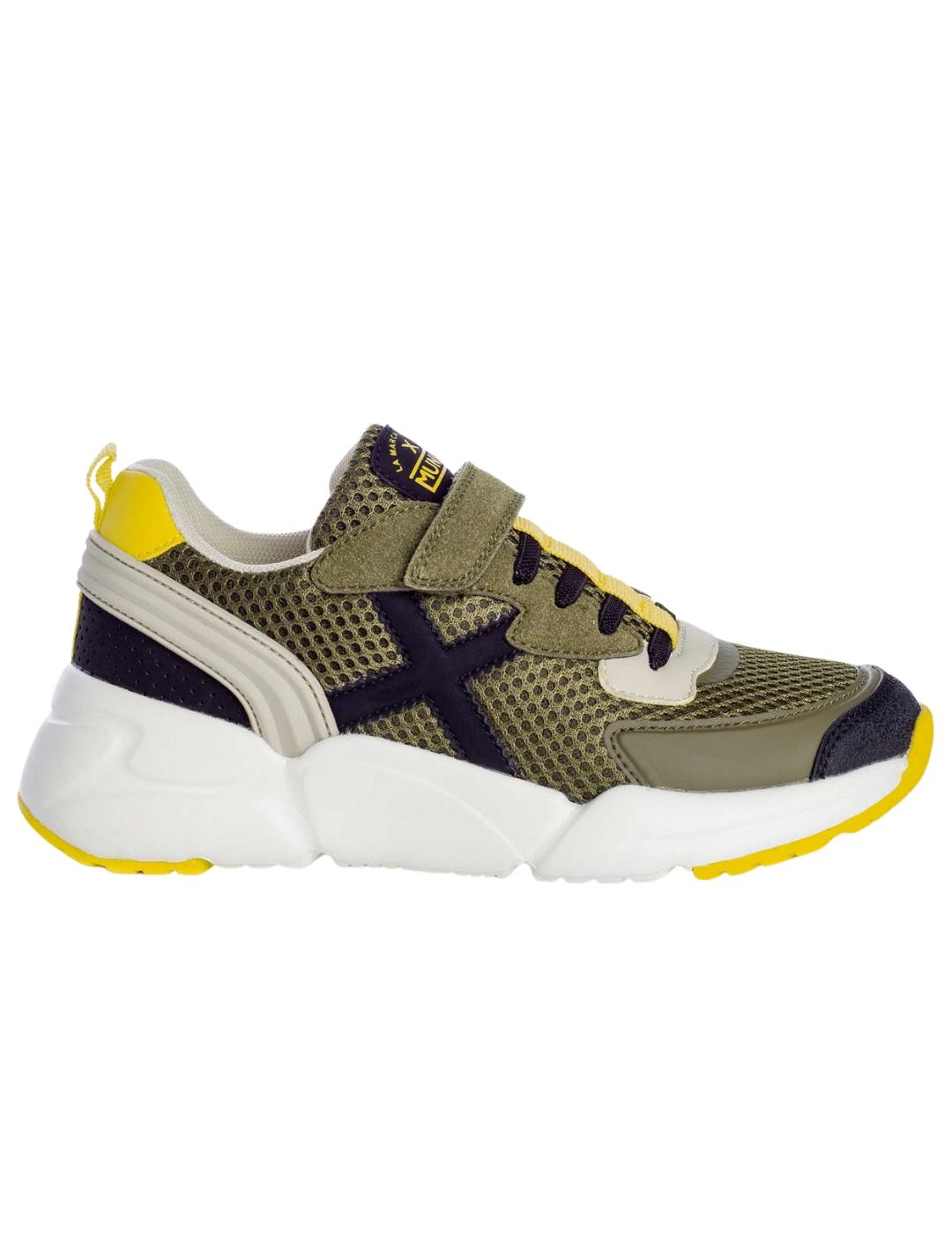Zapatillas munich mini track vco 42 verde de niño.