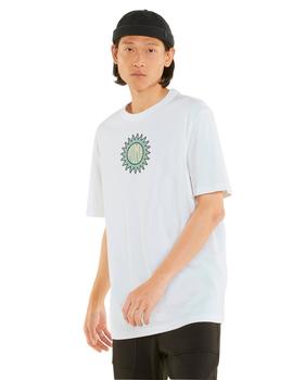 camiseta puma downtown graphic blanco de hombre.