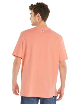 camiseta puma downtown graphic naranja de hombre.