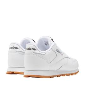 Zapatilla Reebok Classic leather caramelo de niño.