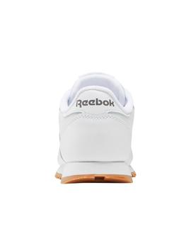 Zapatilla Reebok Classic leather caramelo de niño.