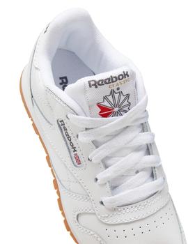 Zapatilla Reebok Classic leather caramelo de niño.