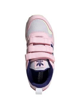 Zapatillas adidas zx 700 hd cf c rosa de niña.