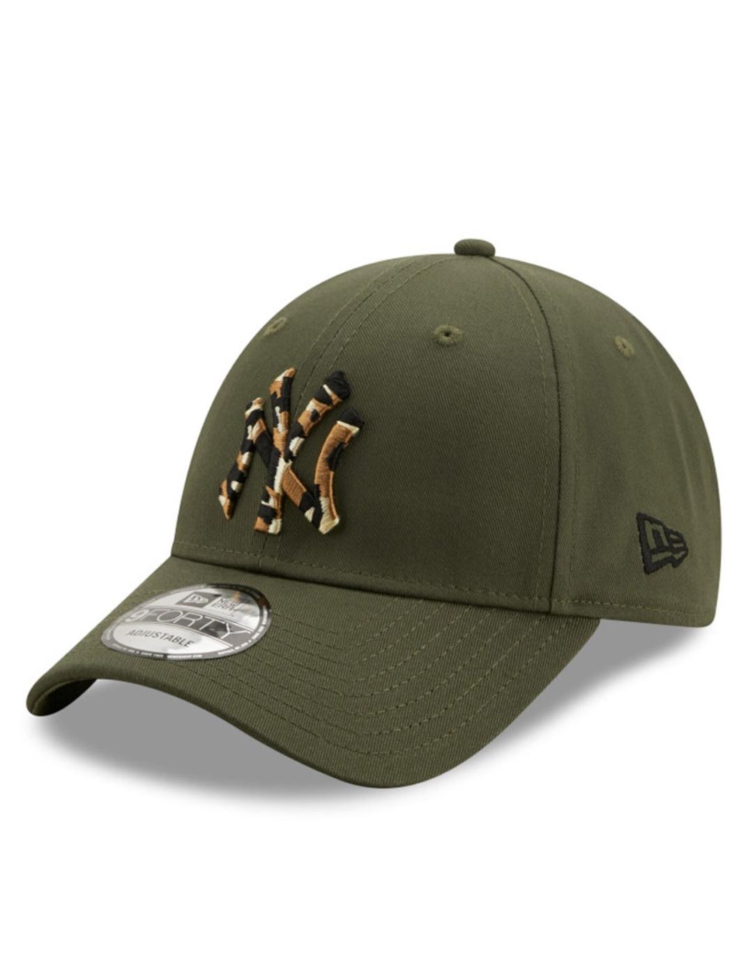 gorra new era new york yankees camo verde unisex.