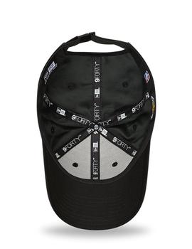 gorra new era LA Lakers negro 9forty unisex.