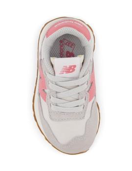 Zapatillas new balance ih237pk gris rosa de bebé.