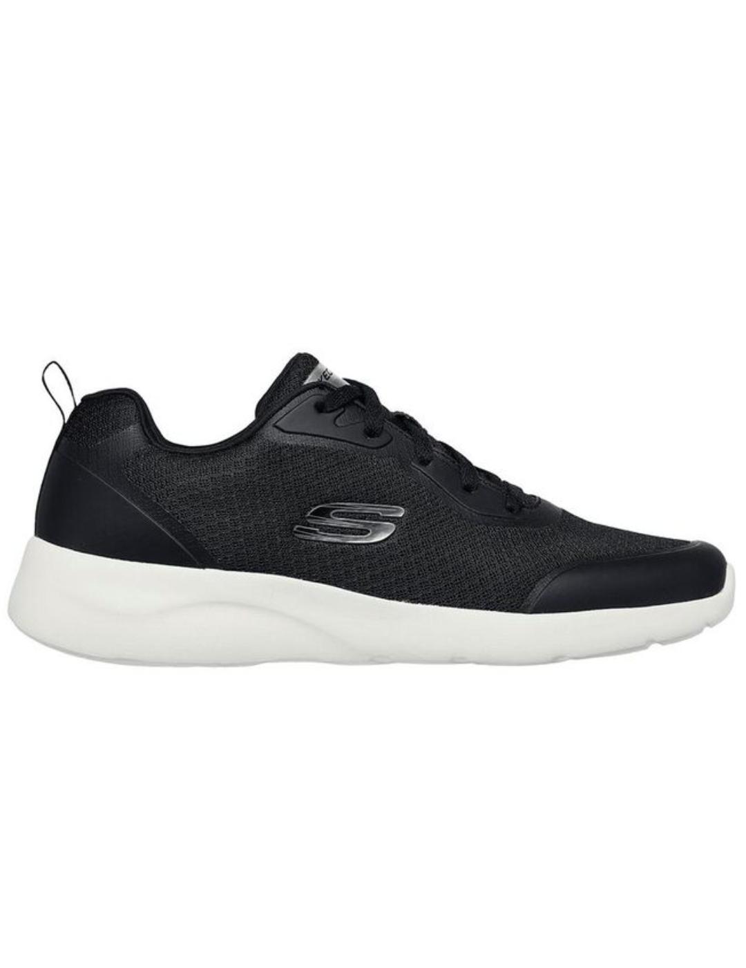 Zapatillas skechers dynamight 2.0 negro de hombre.