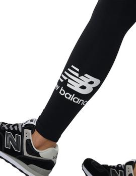 mallas new balance essential negro de mujer.