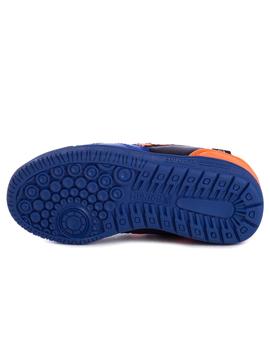 Zapatillas munich g3 indoor negro naranja de niño.