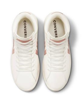 Zapatillas converse pro leather lift hi blanco de mujer.