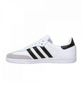 Zapatillas de Chica Adidas SAMBA OG J BLANCO/NEGRO