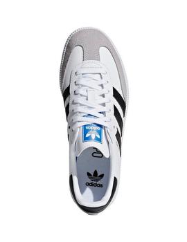 Zapatillas de Chica Adidas SAMBA OG J BLANCO/NEGRO