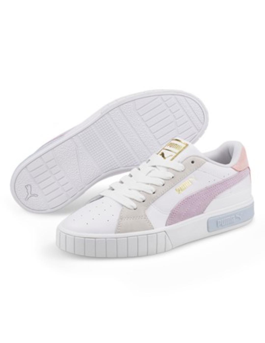 Zapatillas puma cali star blanco artic ice de mujer.