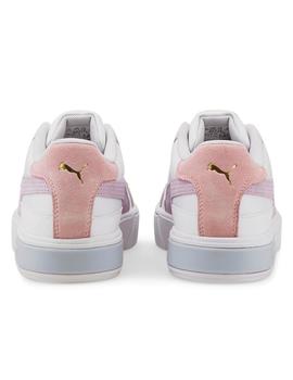 Zapatillas puma cali star blanco artic ice de mujer.