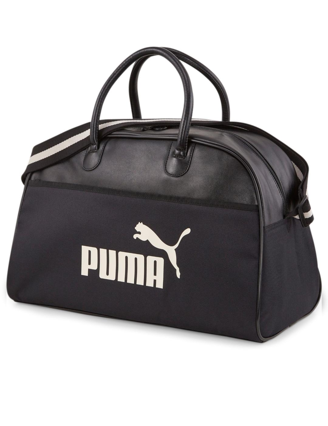 bolsa puma campus grip bag negro unisex