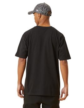 camiseta new era LA Lakers logo oversized negro de hombre.