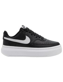 Zapatillas nike court vision alta ltr negro blanco de mujer.