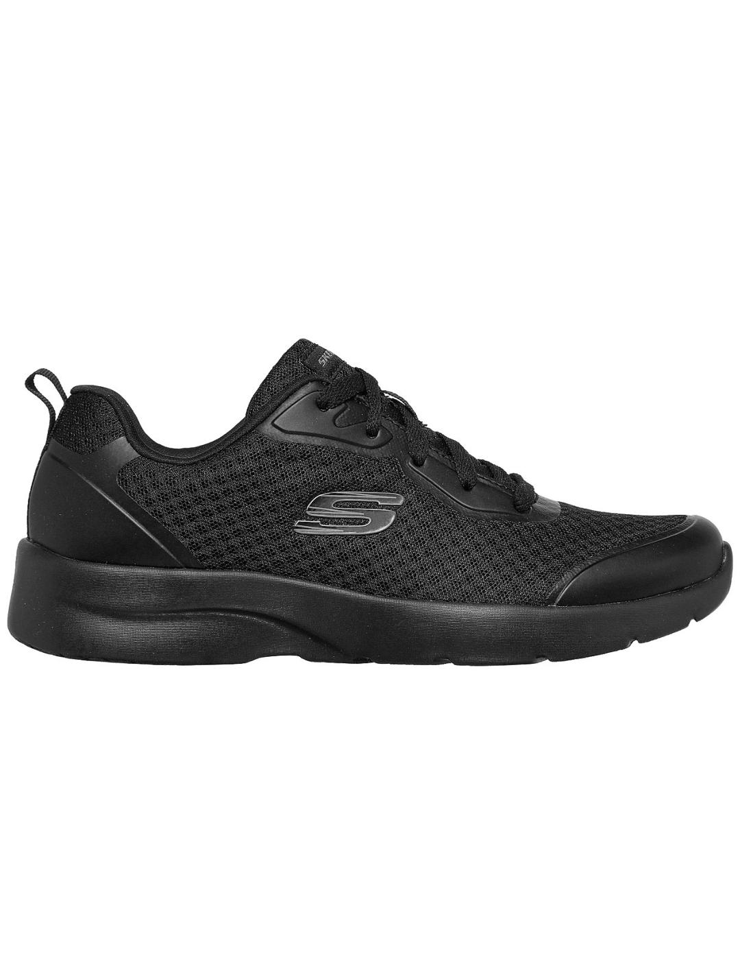 Zapatillas skechers dynamight 2.0 negro de hombre.