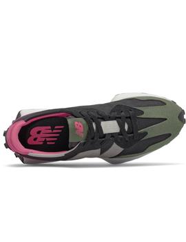 Zapatillas new balance ms327wr1 cordura negro rosa verde.