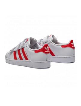 Zapatillas de Niño ADIDAS SUPERSTAR CF C ROJO