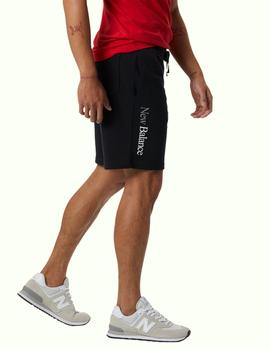 Pantalon corto new balance ess celebrate negro de hombre.