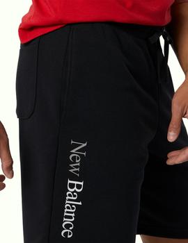 Pantalon corto new balance ess celebrate negro de hombre.