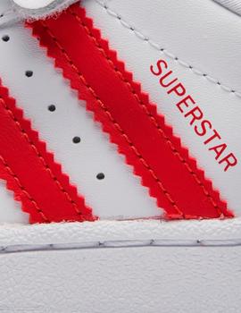 Zapatillas de Niño ADIDAS SUPERSTAR CF C ROJO