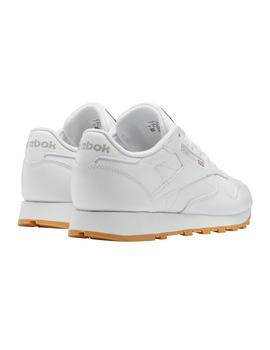 Zapatillas reebok classic leather blanco caramelo.