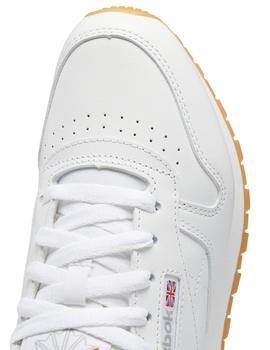 Zapatillas reebok classic leather blanco caramelo.