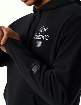 sudadera new balance ess celebrate negro de hombre.