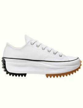 Zapatillas converse run star hike bajas blanco de mujer.