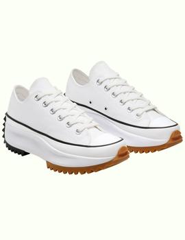 Zapatillas converse run star hike bajas blanco de mujer.