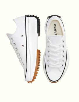 Zapatillas converse run star hike bajas blanco de mujer.