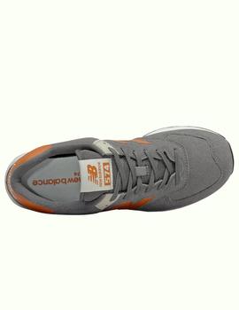 Zapatillas new balance ml574pm2 gris de hombre.