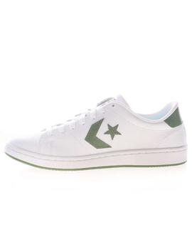 Zapatillas converse all-court ox blanco verde de hombre.