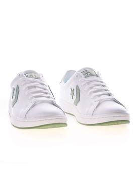 Zapatillas converse all-court ox blanco verde de hombre.