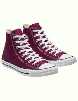 Zapatillas converse all star hi granate.