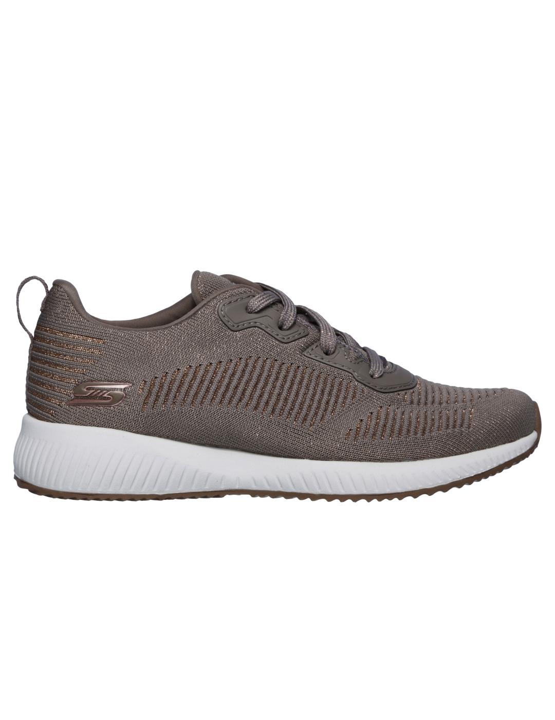 Zapatillas skechers squad marron