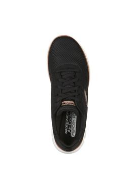 Zapatillas skechers flex appeal 4.0 negro de mujer.