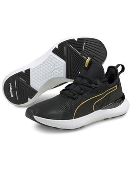 Zapatillas puma pure xt moto negro de mujer.