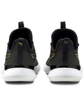 Zapatillas puma pure xt moto negro de mujer.