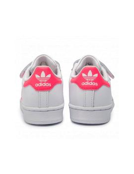 Zapatilla de Niña ADIDAS SUPERSTAR CF C ROSA