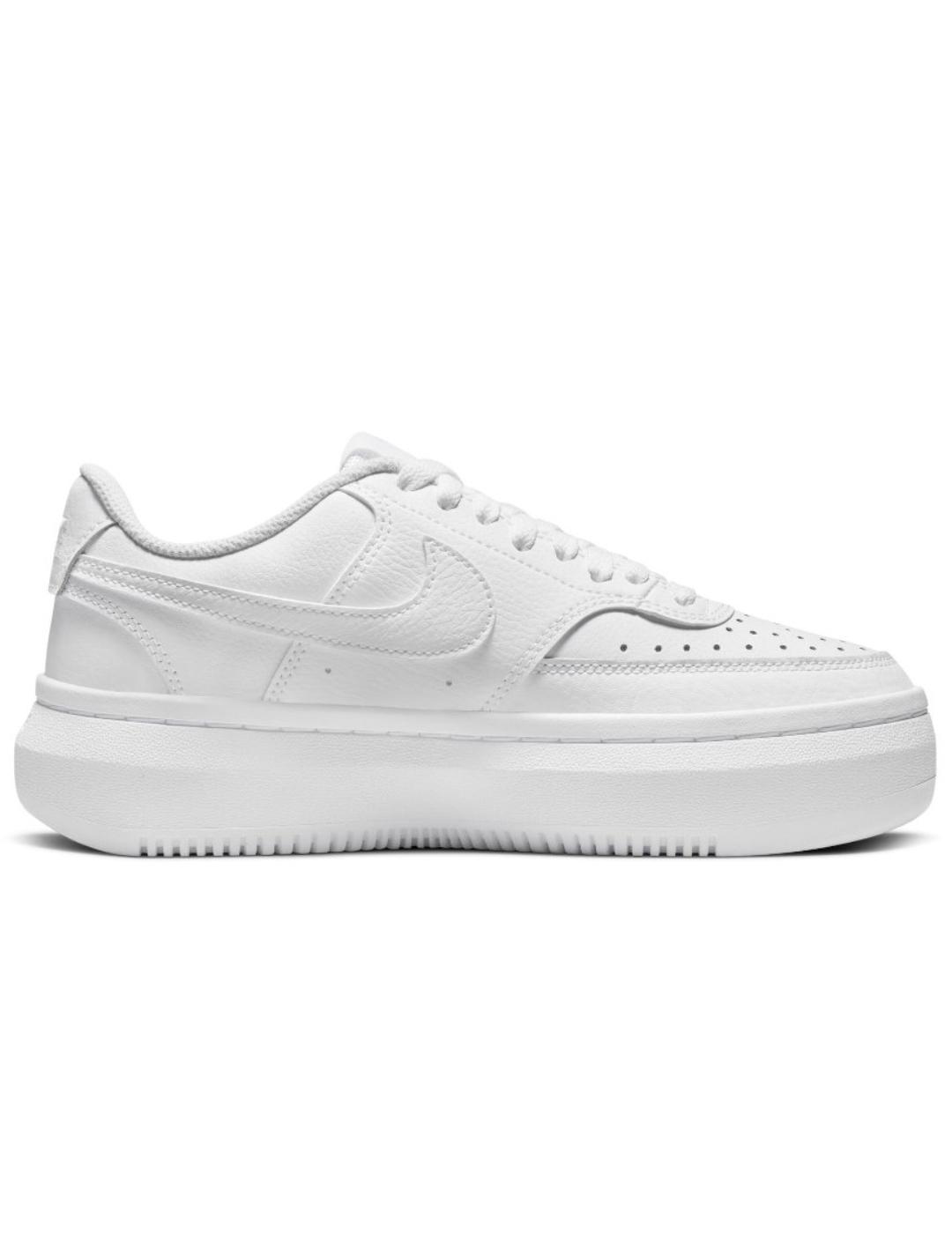 Zapatillas nike court vision alta ltr blanco de mujer.