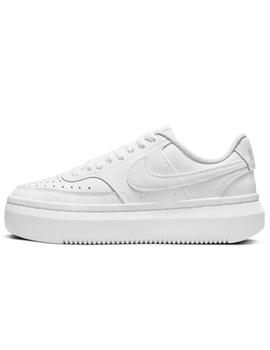 Zapatillas nike court vision alta ltr blanco de mujer.