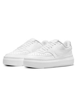 Zapatillas nike court vision alta ltr blanco de mujer.